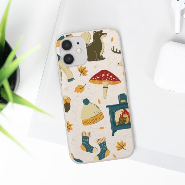 Autumn Animals & Mushrooms on Biodegradable Cases - Image 42