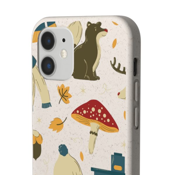 Autumn Animals & Mushrooms on Biodegradable Cases - Image 38