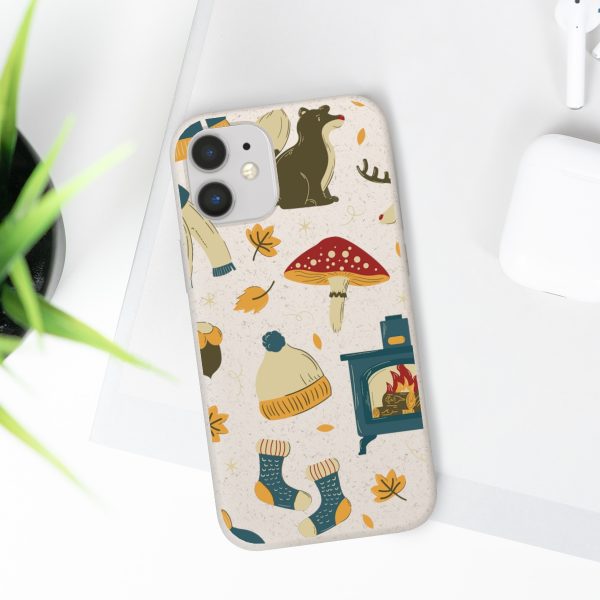 Autumn Animals & Mushrooms on Biodegradable Cases - Image 39