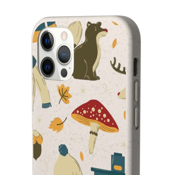 Autumn Animals & Mushrooms on Biodegradable Cases - Image 44