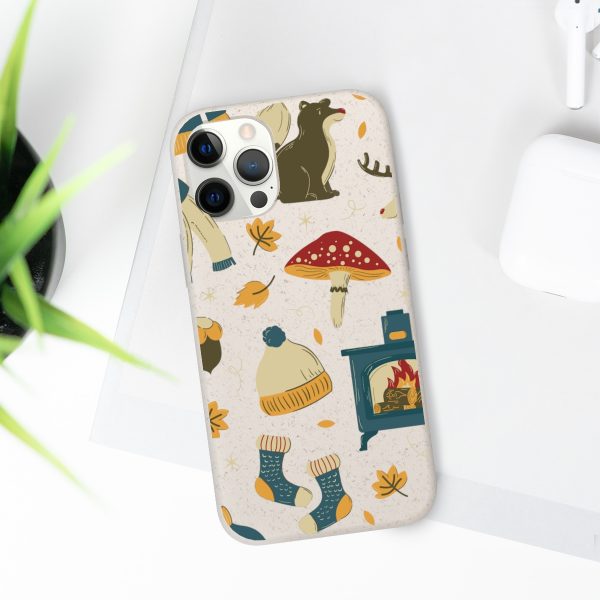 Autumn Animals & Mushrooms on Biodegradable Cases - Image 45