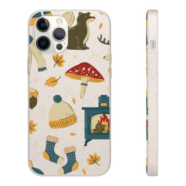 Autumn Animals & Mushrooms on Biodegradable Cases - Image 46