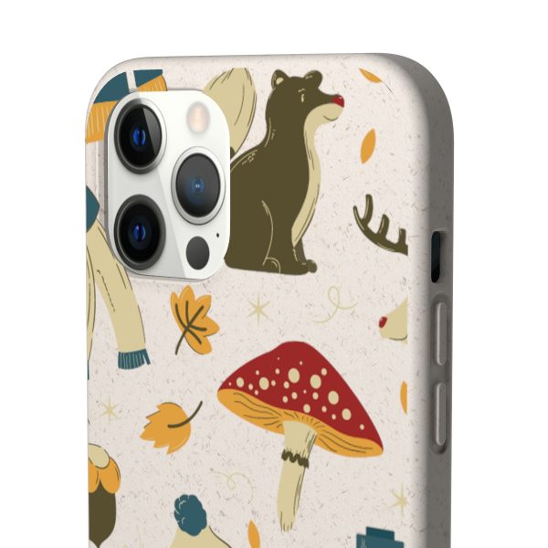 Autumn Animals & Mushrooms on Biodegradable Cases - Image 47