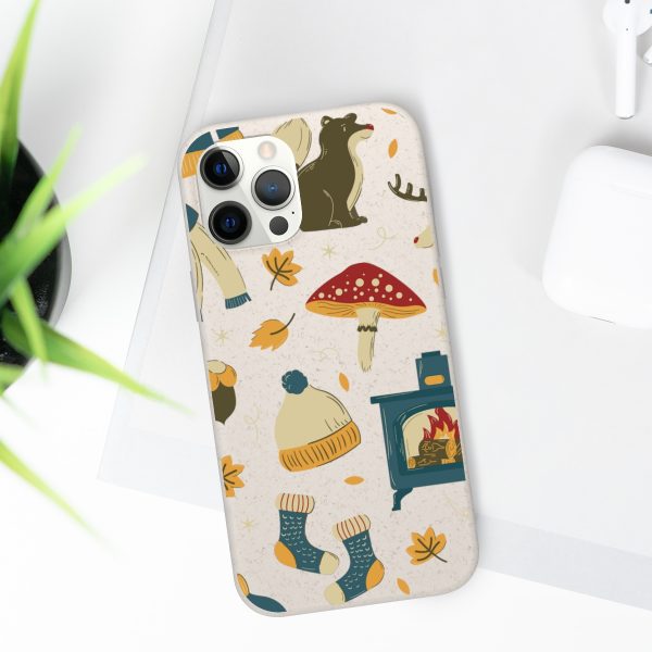 Autumn Animals & Mushrooms on Biodegradable Cases - Image 48