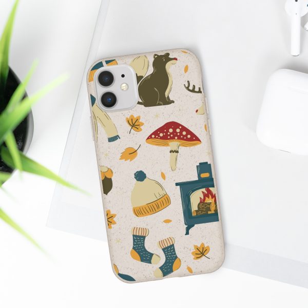 Autumn Animals & Mushrooms on Biodegradable Cases - Image 76