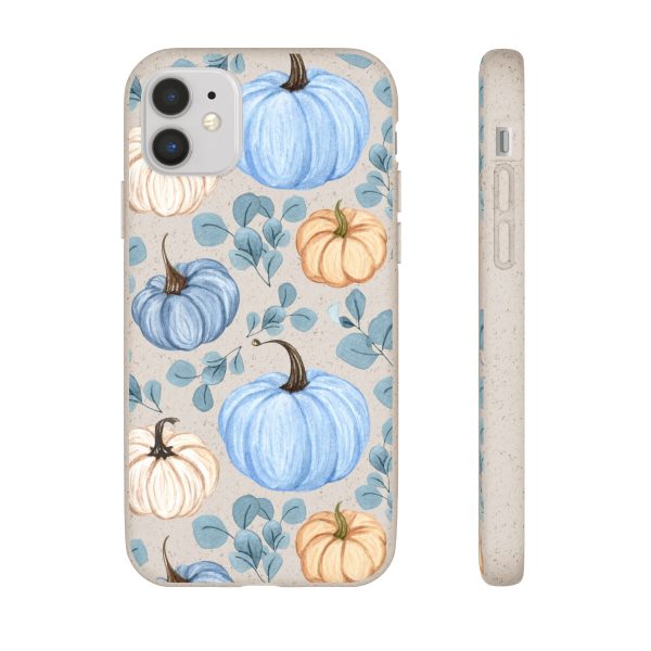 Blue Pumpkins on Biodegradable Cases - Image 75