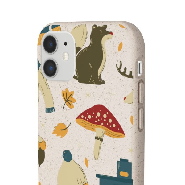 Autumn Animals & Mushrooms on Biodegradable Cases - Image 75