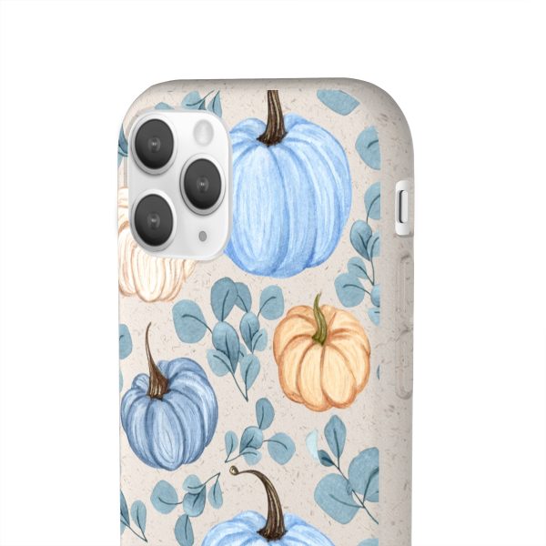 Blue Pumpkins on Biodegradable Cases - Image 2