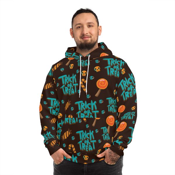 Trick of Treat Halloween AOP Fashion Hoodie - Image 11