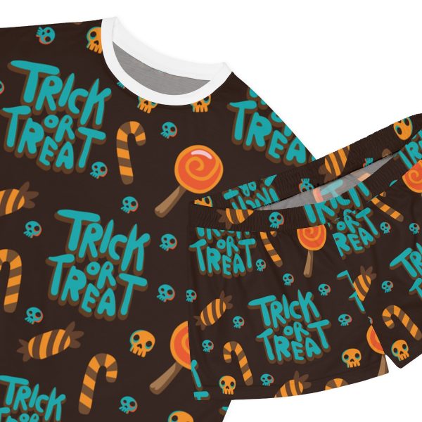 Trick or Treat - Women's Short Pajama Set (AOP) - Image 3