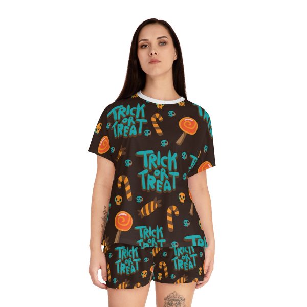 Trick or Treat - Women's Short Pajama Set (AOP) - Image 4