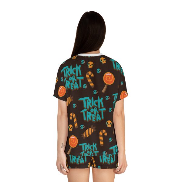 Trick or Treat - Women's Short Pajama Set (AOP) - Image 7