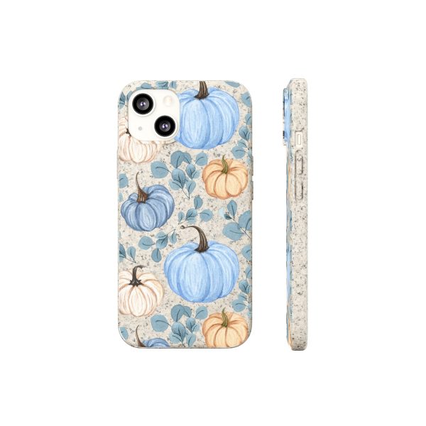 Blue Pumpkins on Biodegradable Cases - Image 22