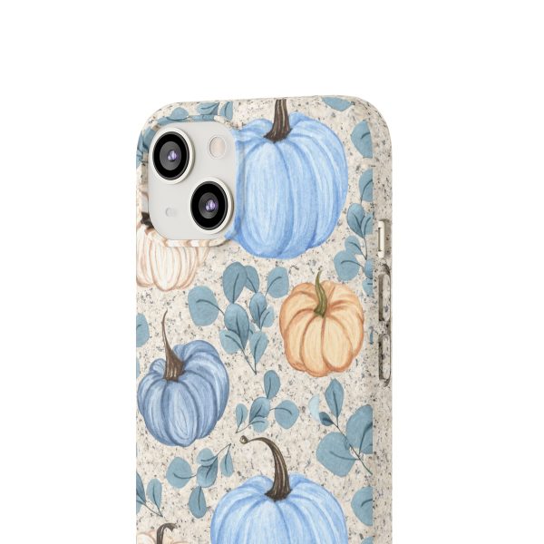 Blue Pumpkins on Biodegradable Cases - Image 23