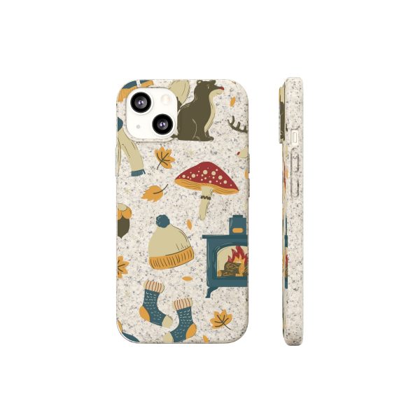 Autumn Animals & Mushrooms on Biodegradable Cases - Image 21