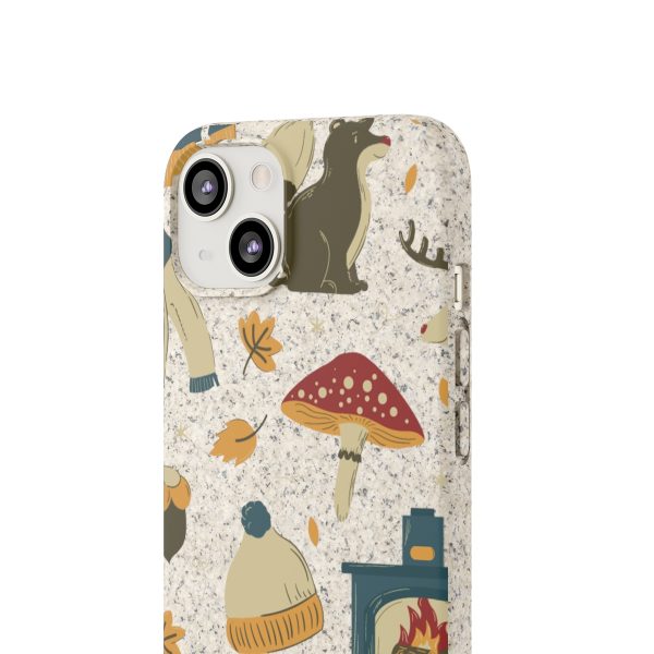 Autumn Animals & Mushrooms on Biodegradable Cases - Image 22