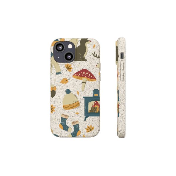 Autumn Animals & Mushrooms on Biodegradable Cases - Image 25