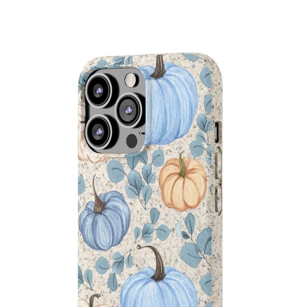 Blue Pumpkins on Biodegradable Cases - Image 31