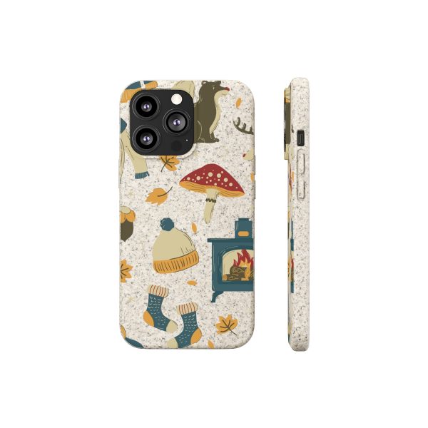 Autumn Animals & Mushrooms on Biodegradable Cases - Image 29