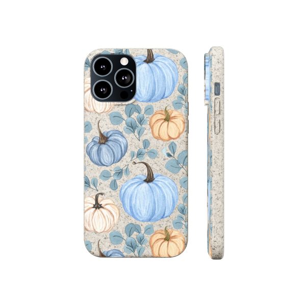 Blue Pumpkins on Biodegradable Cases - Image 34