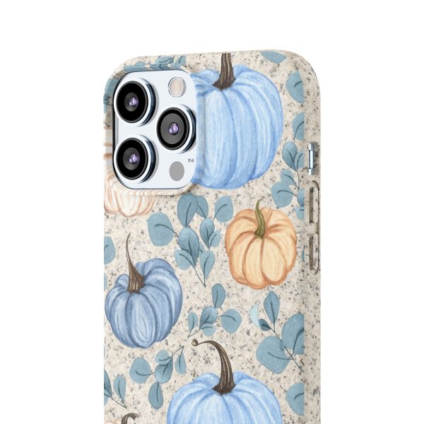 Blue Pumpkins on Biodegradable Cases - Image 35