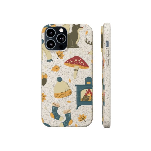 Autumn Animals & Mushrooms on Biodegradable Cases - Image 33