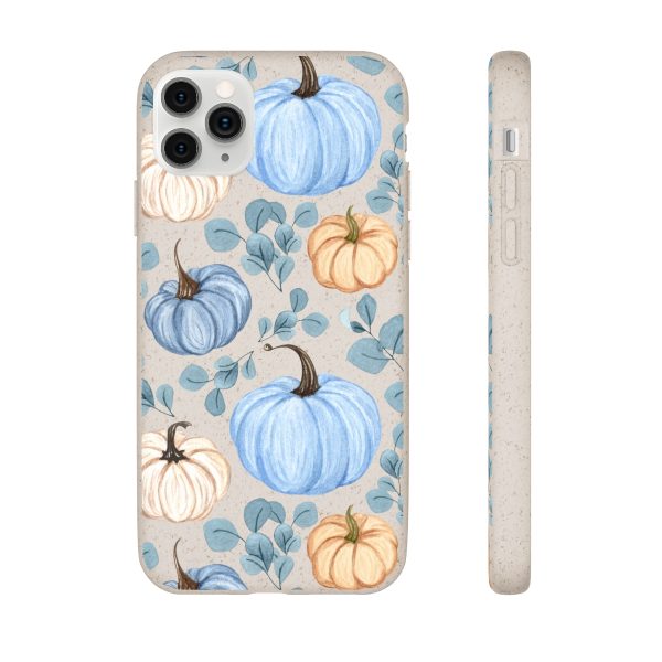 Blue Pumpkins on Biodegradable Cases - Image 72