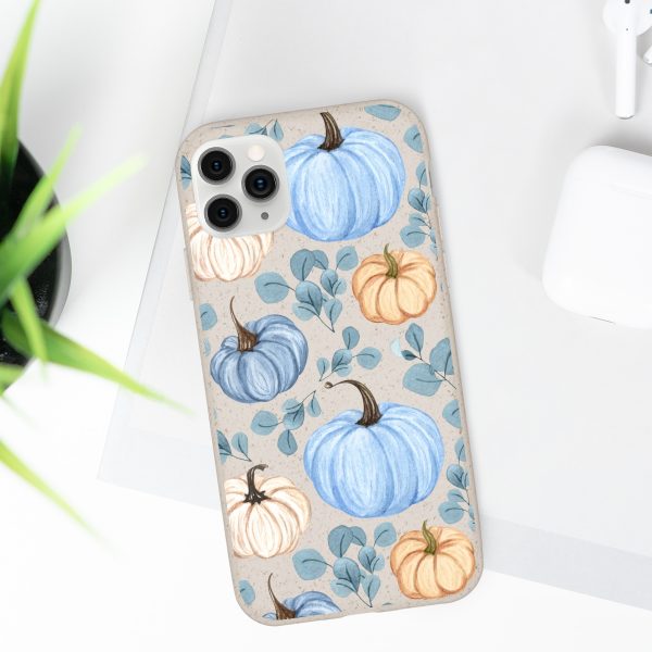 Blue Pumpkins on Biodegradable Cases - Image 74