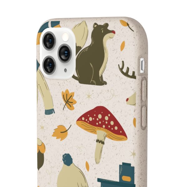 Autumn Animals & Mushrooms on Biodegradable Cases - Image 72