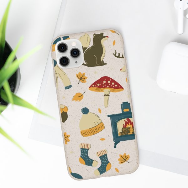 Autumn Animals & Mushrooms on Biodegradable Cases - Image 73