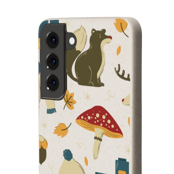 Autumn Animals & Mushrooms on Biodegradable Cases - Image 87