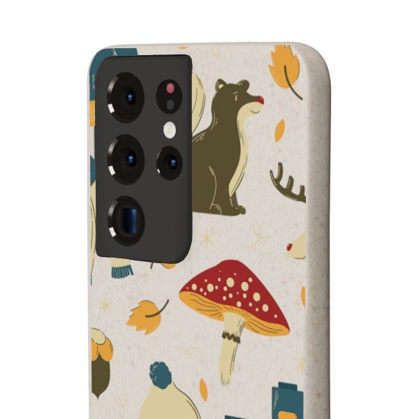 Autumn Animals & Mushrooms on Biodegradable Cases - Image 93