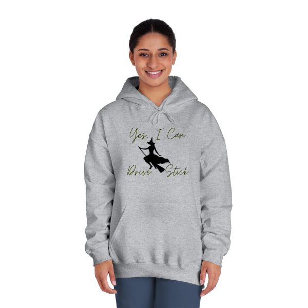 Yes, I Can Drive Stick - Unisex DryBlend® Hooded Sweatshirt - Image 16