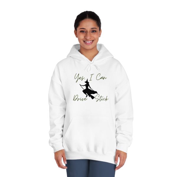 Yes, I Can Drive Stick - Unisex DryBlend® Hooded Sweatshirt - Image 8