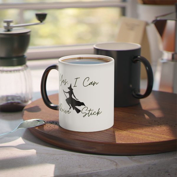 Witch Can Drive Stick and Hocus Pocus Magic Mug - Image 5