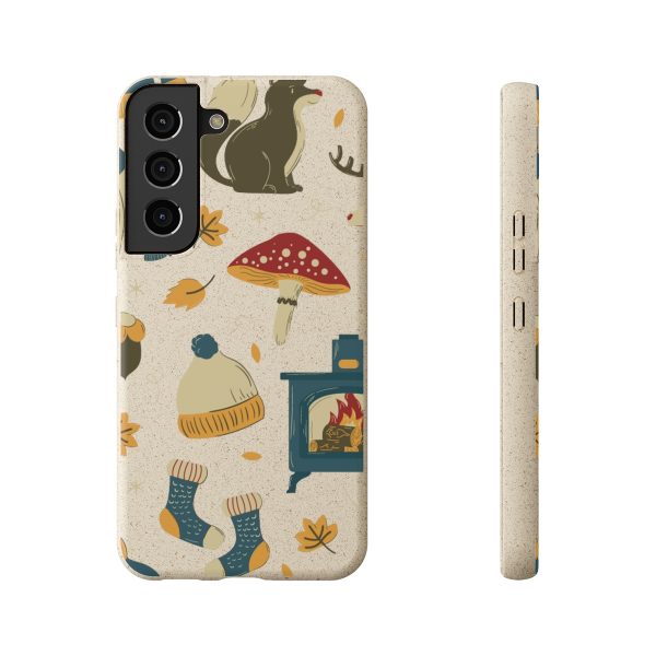 Autumn Animals & Mushrooms on Biodegradable Cases - Image 139