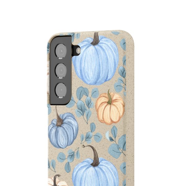 Blue Pumpkins on Biodegradable Cases - Image 141