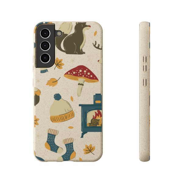 Autumn Animals & Mushrooms on Biodegradable Cases - Image 144