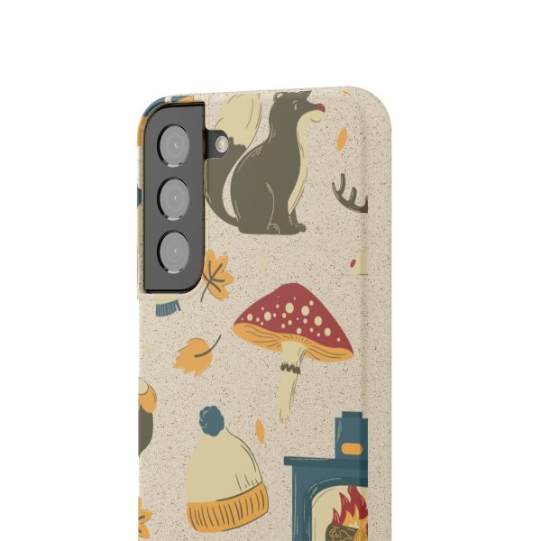 Autumn Animals & Mushrooms on Biodegradable Cases - Image 146