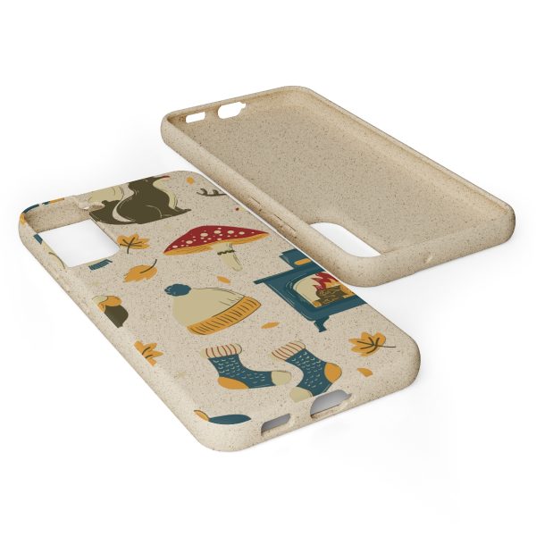 Autumn Animals & Mushrooms on Biodegradable Cases - Image 147