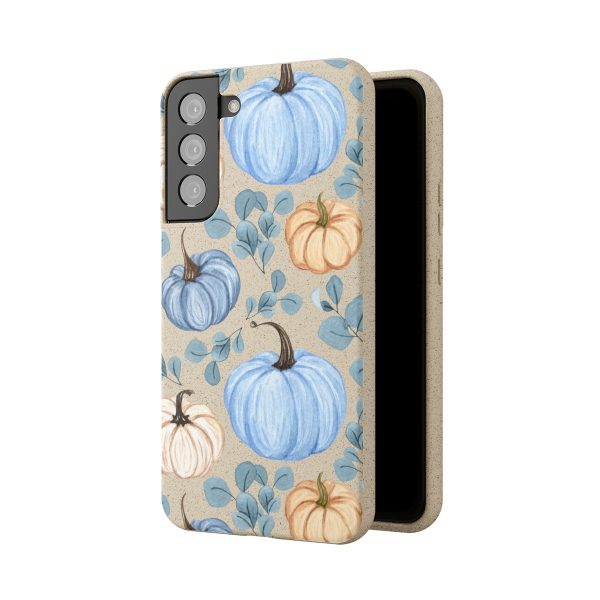 Blue Pumpkins on Biodegradable Cases - Image 145