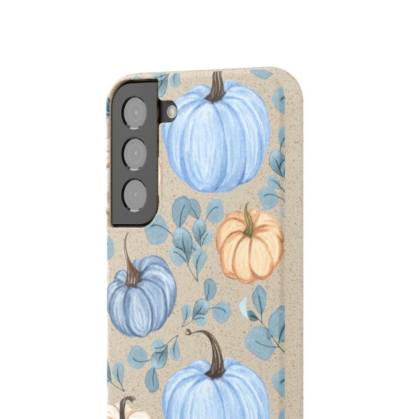 Blue Pumpkins on Biodegradable Cases - Image 146