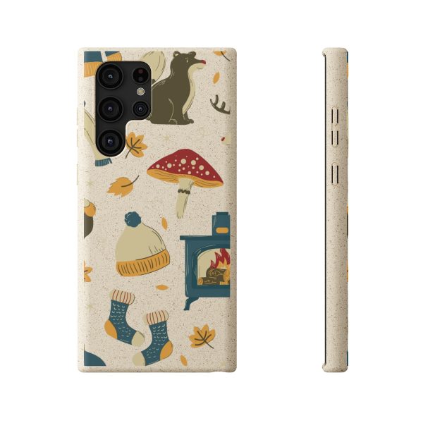 Autumn Animals & Mushrooms on Biodegradable Cases - Image 4