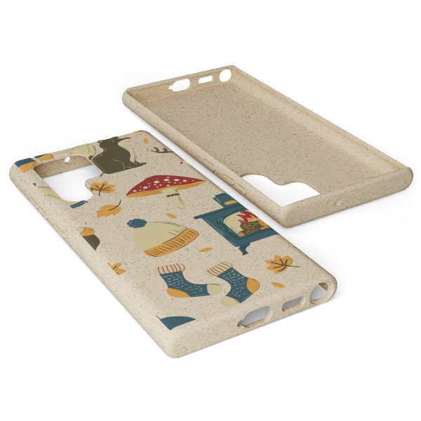 Autumn Animals & Mushrooms on Biodegradable Cases - Image 7