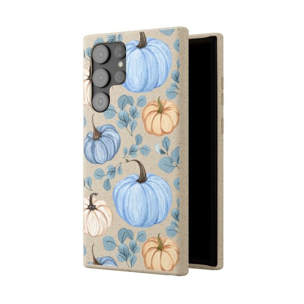 Blue Pumpkins on Biodegradable Cases - Image 6