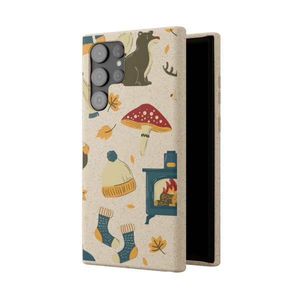 Autumn Animals & Mushrooms on Biodegradable Cases - Image 134