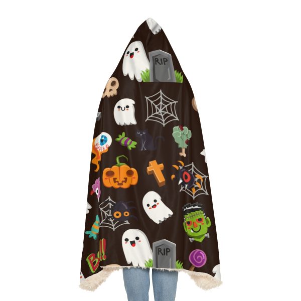 Halloween Pattern Snuggle Blanket - Image 6