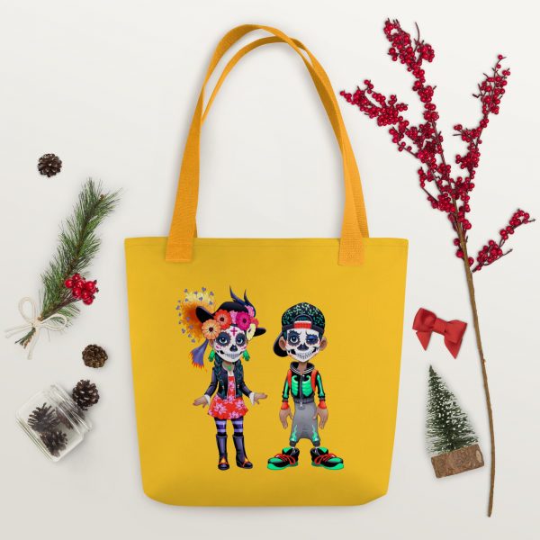 Los Dias De Los Muertos Halloween Tote bag