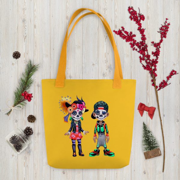 Los Dias De Los Muertos Halloween Tote bag - Image 2