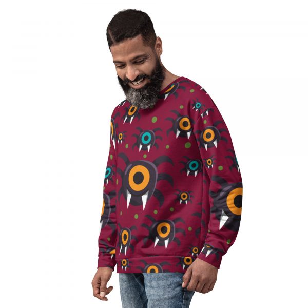 Halloween Eye Monster Unisex Sweatshirt - Image 4